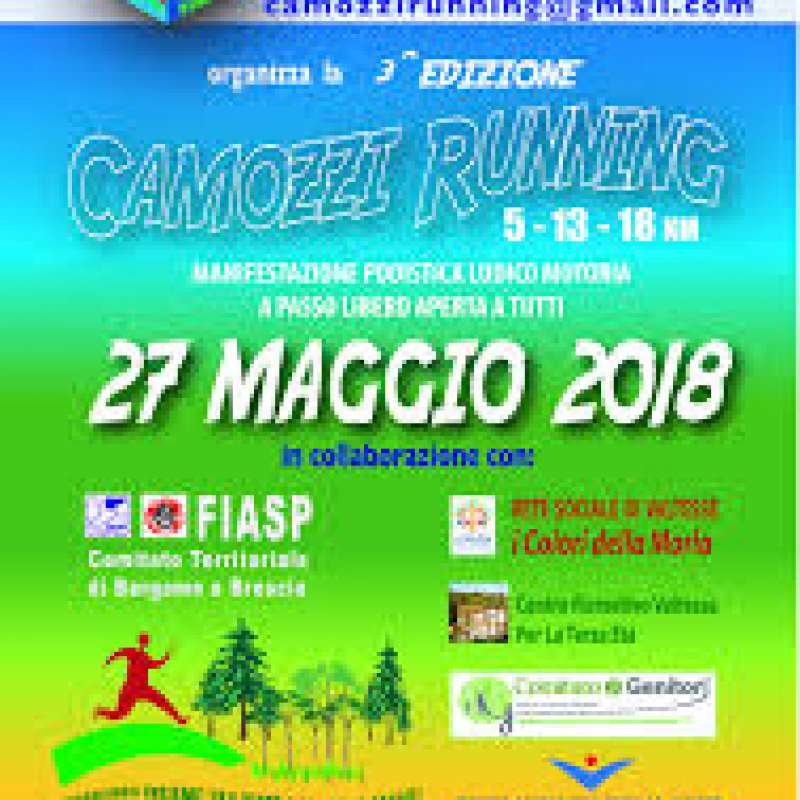 CAMOZZI RUNNING 27 maggio 2018